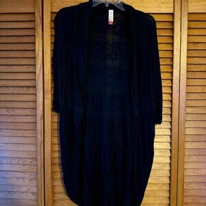 NO BOUNDARIES Black Cardigan Sweater Top